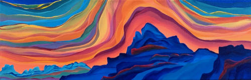 Earth Vibrations  8 X 24