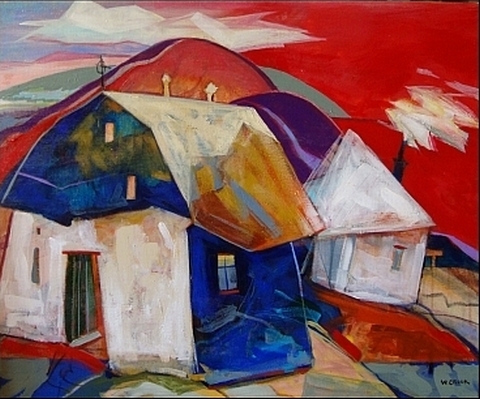 Frankly Scarlet  30x36