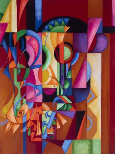 Getting in Tune 36x48  12840 