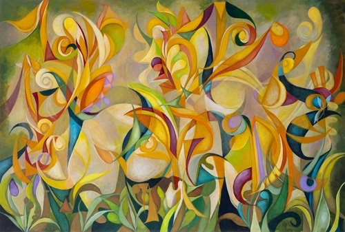 Totems in the Mist No.2  48x60  12845 